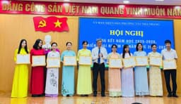 Hội nghị tổng kết năm học 2025 - 2026, triển khai nhiệm vụ năm học 2026 - 2027